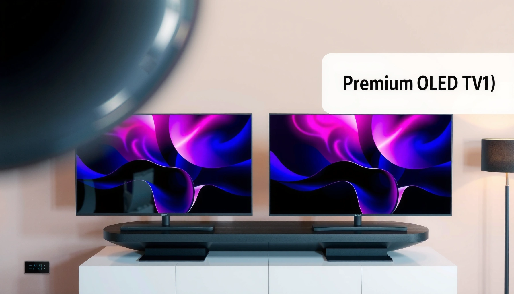 Comparison of 4K OLED and 8K OLED TVs showcasing their differences and features.