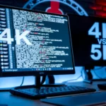 Comparison of 4K and 5K resolutions for coding, highlighting their differences and benefits.