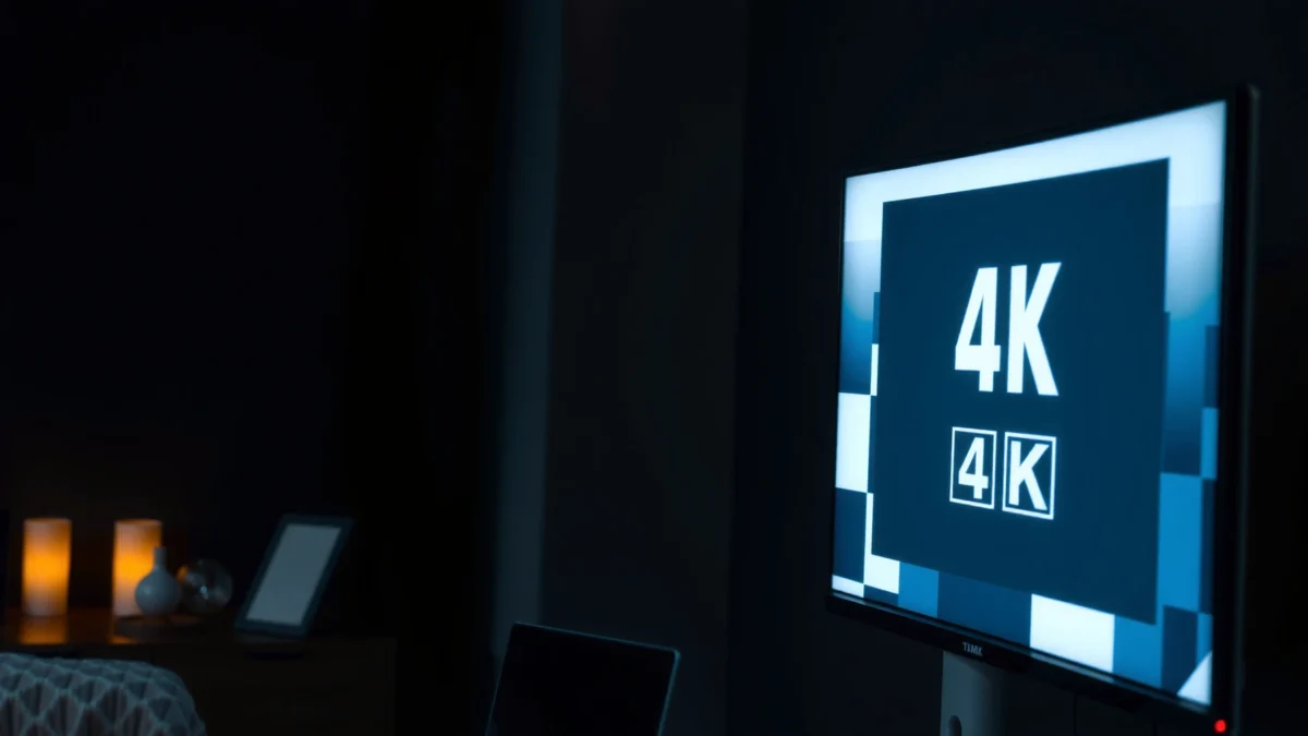 Comparison of 4K and 5K resolutions displayed on a 40-inch screen.