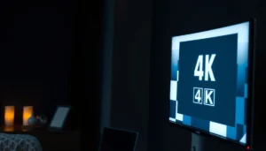 Comparison of 4K and 5K resolutions displayed on a 40-inch screen.