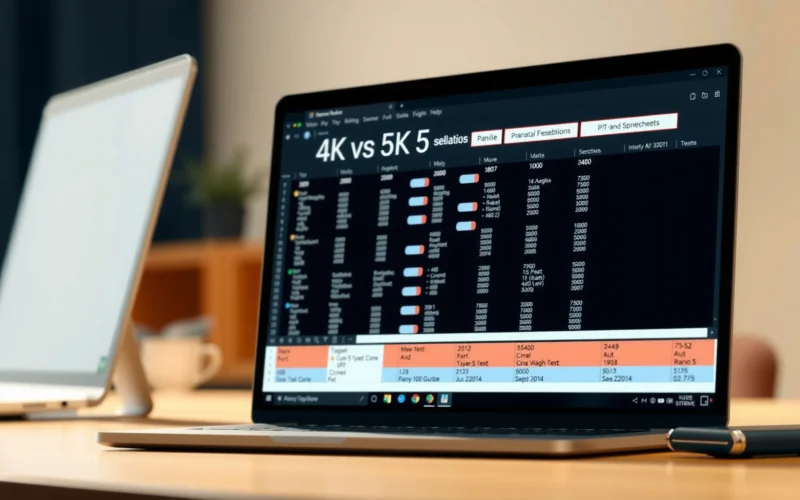 4K vs 5K for Spreadsheets: Which Resolution Is Better?