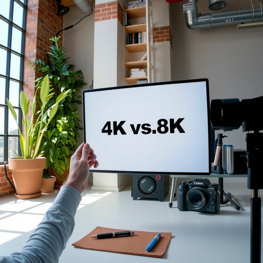Comparison of GPU requirements for 4K and 8K gaming performance.