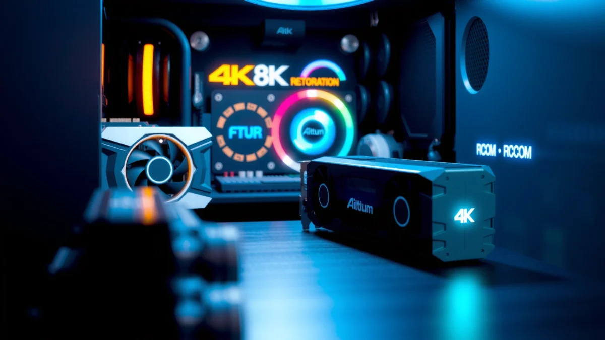Comparison of GPU requirements for 4K and 8K gaming performance and specifications