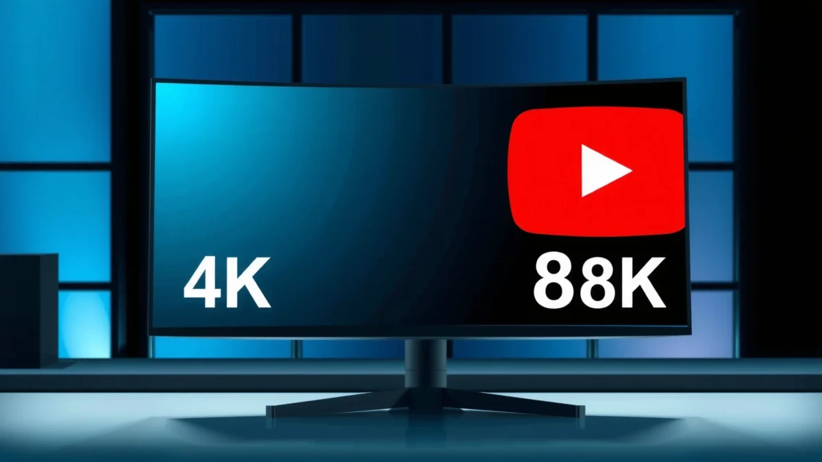 Comparison of 4K and 8K video resolutions for YouTube uploads