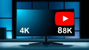 Comparison of 4K and 8K video resolutions for YouTube uploads
