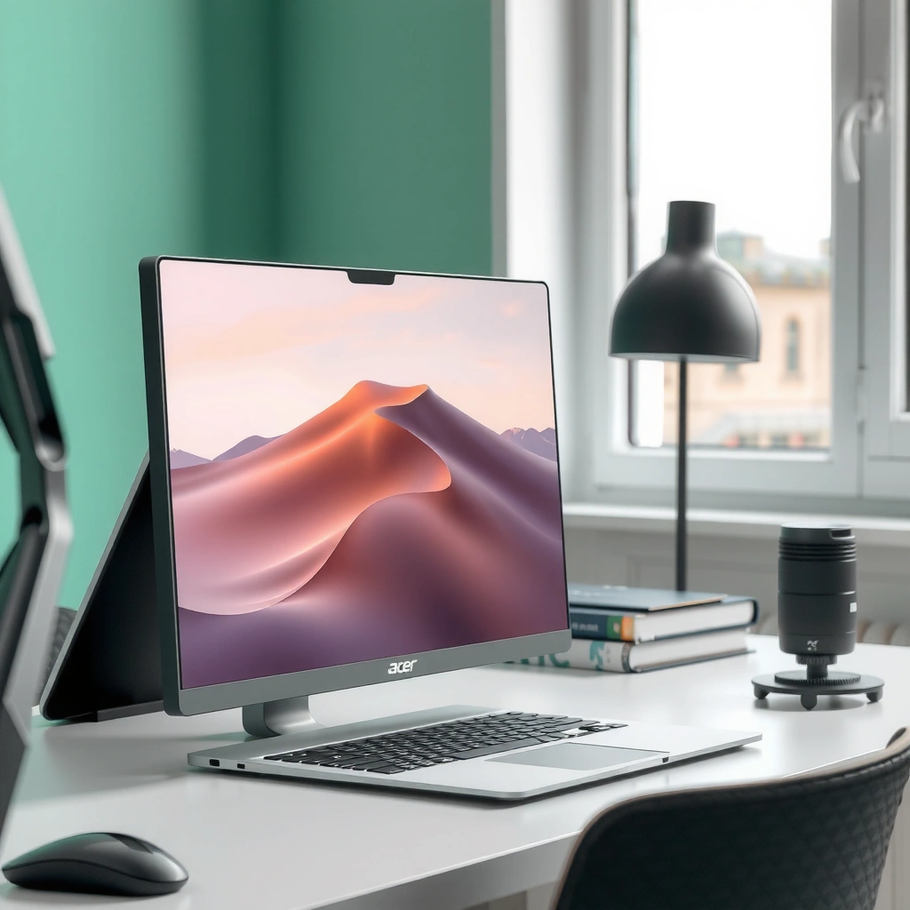 Comparison of Acer and AOC monitor brand strengths in a visual format.