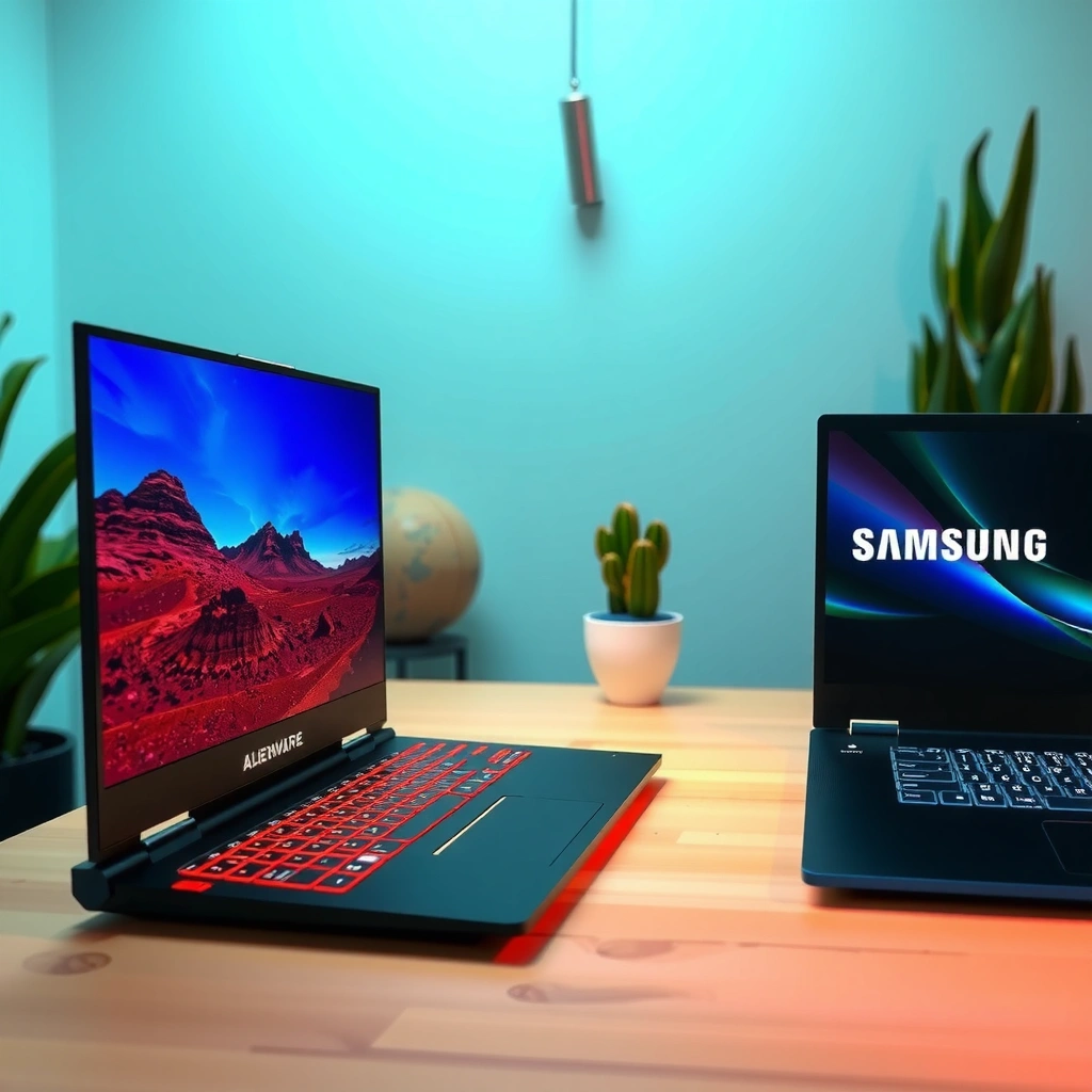Comparison of Alienware AW3225QF and Samsung Odyssey OLED G8 specifications at a glance