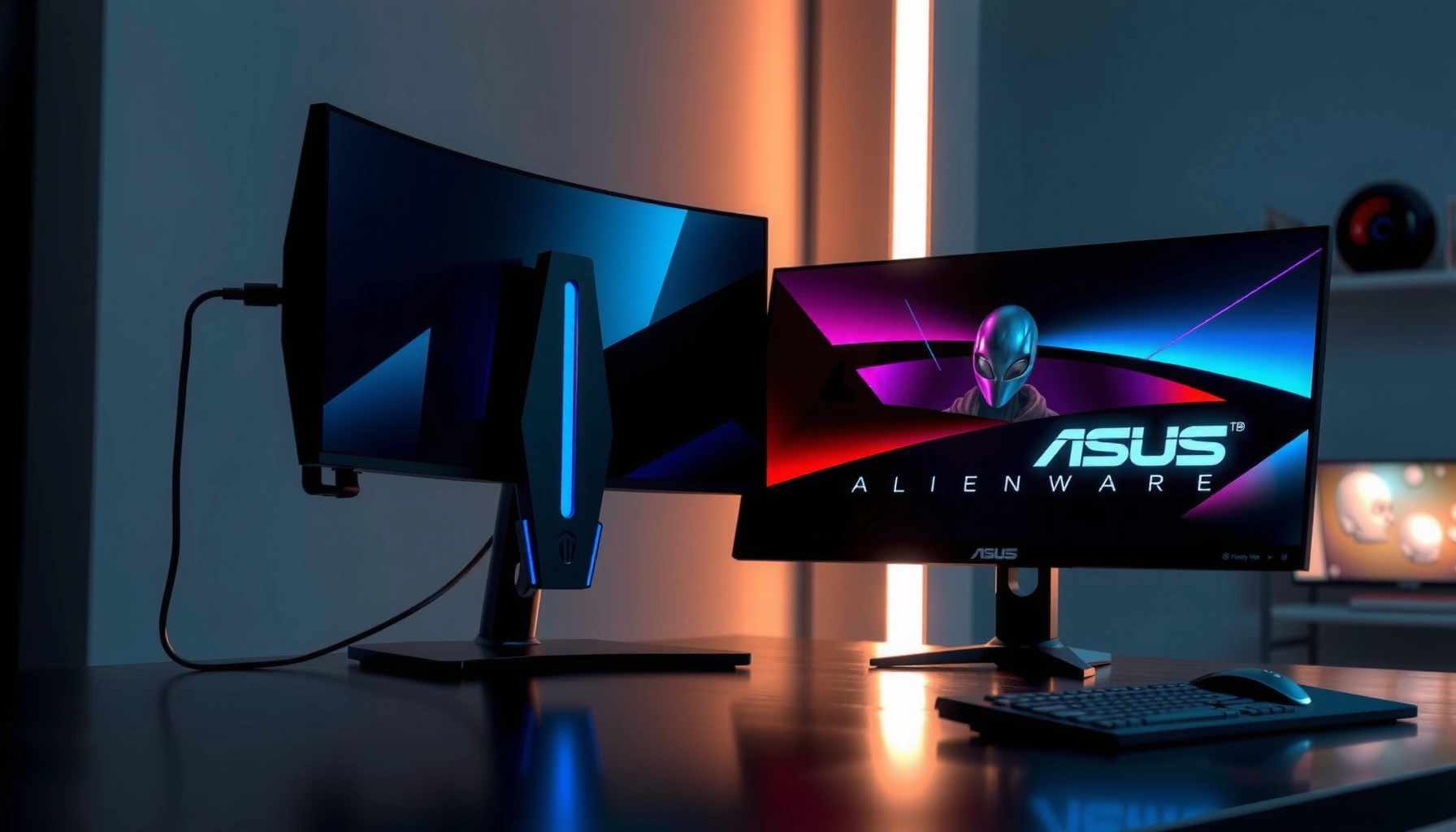 Comparison of Alienware and ASUS monitors for gaming and productivity.