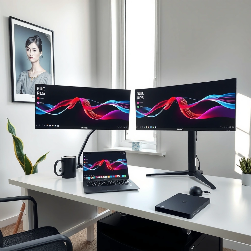 AOC vs ViewSonic monitors comparison chart highlighting key features and specifications.