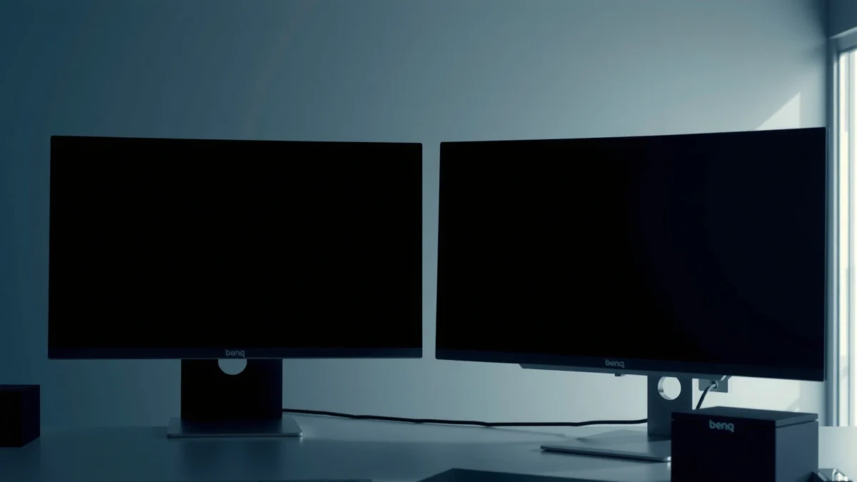 Comparison of Apple and BenQ monitors for buyers considering their options.