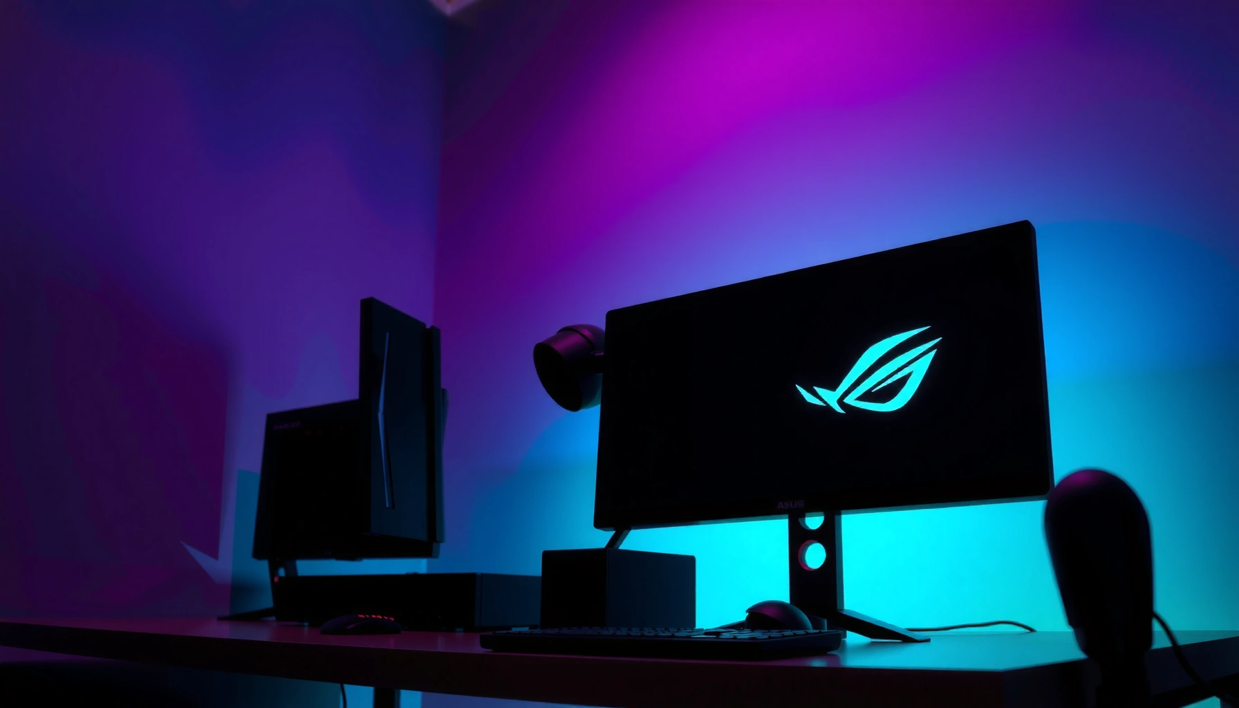 Comparison of ASUS PG32UQ and Gigabyte M32U monitors showcasing 4K/144Hz gaming HDR capabilities.