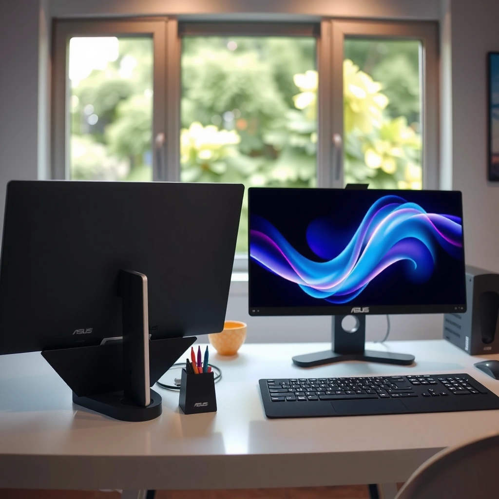 Comparison of ASUS and AOC monitors highlighting key features and differences.