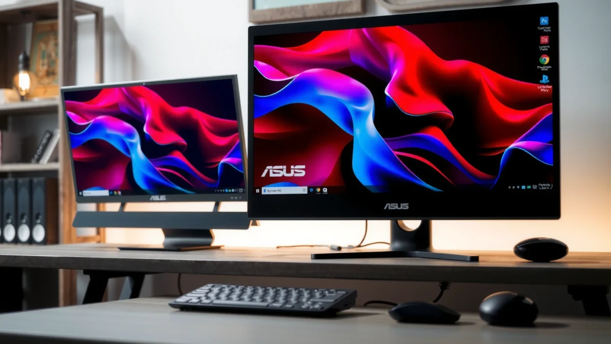 Comparison of ASUS and HP monitors for choosing the best option.