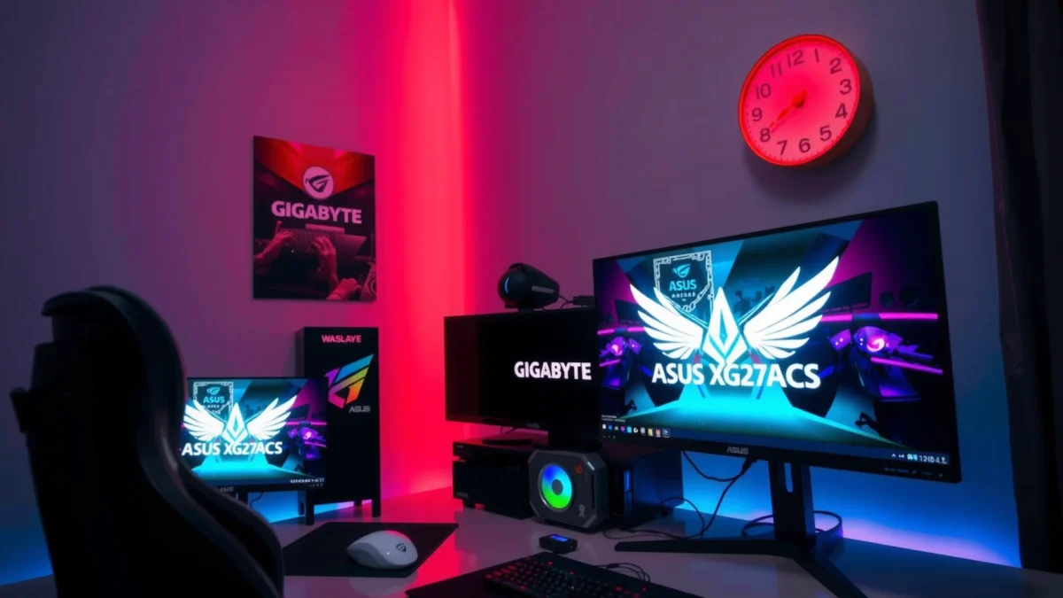 Comparison of ASUS XG27ACS and Gigabyte M27Q 27-inch 1440p monitors