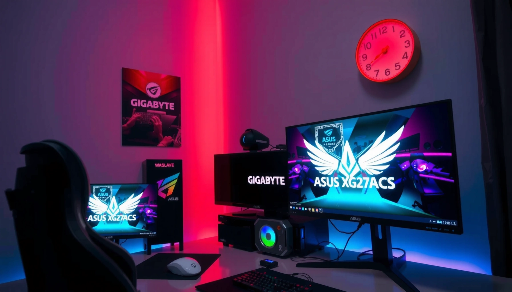 Comparison of ASUS XG27ACS and Gigabyte M27Q 27-inch 1440p monitors