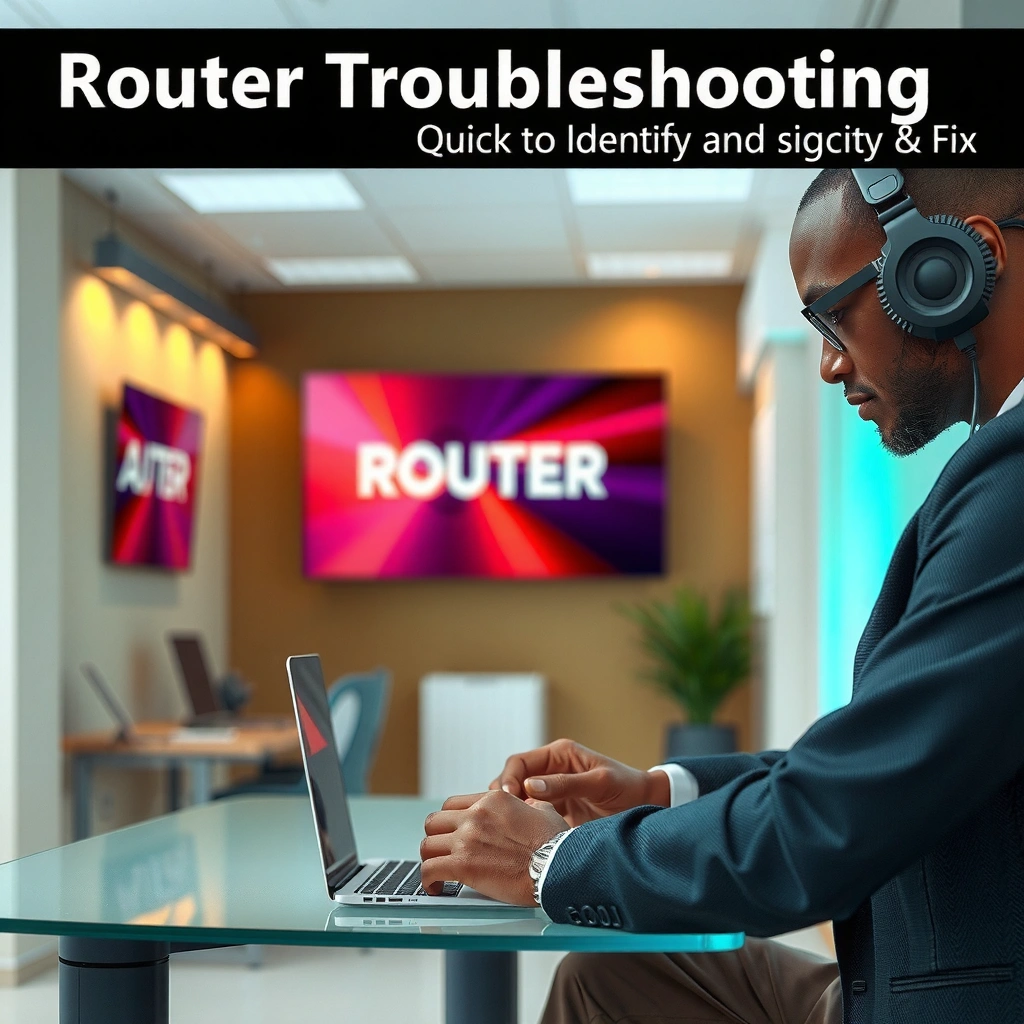 Basic checks for router troubleshooting, including power, cables, and LED indicators.