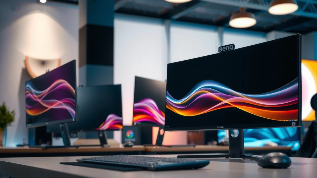 Comparison of BenQ and Lenovo monitors for different user needs and preferences.