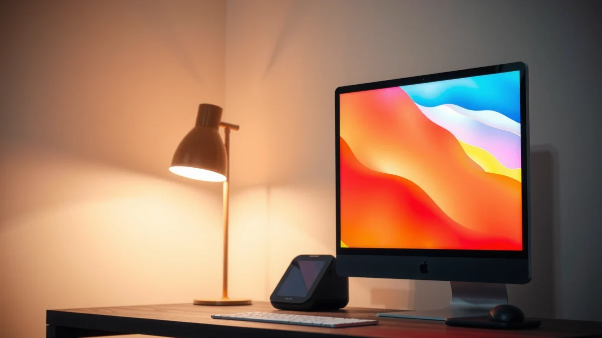 Comparison of a budget TV and a computer monitor for home setup.