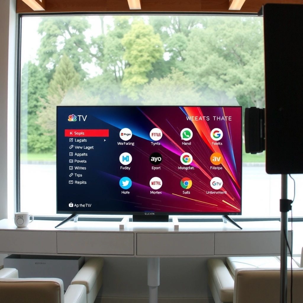 Overview of built-in apps available on cheap TVs for streaming and entertainment.
