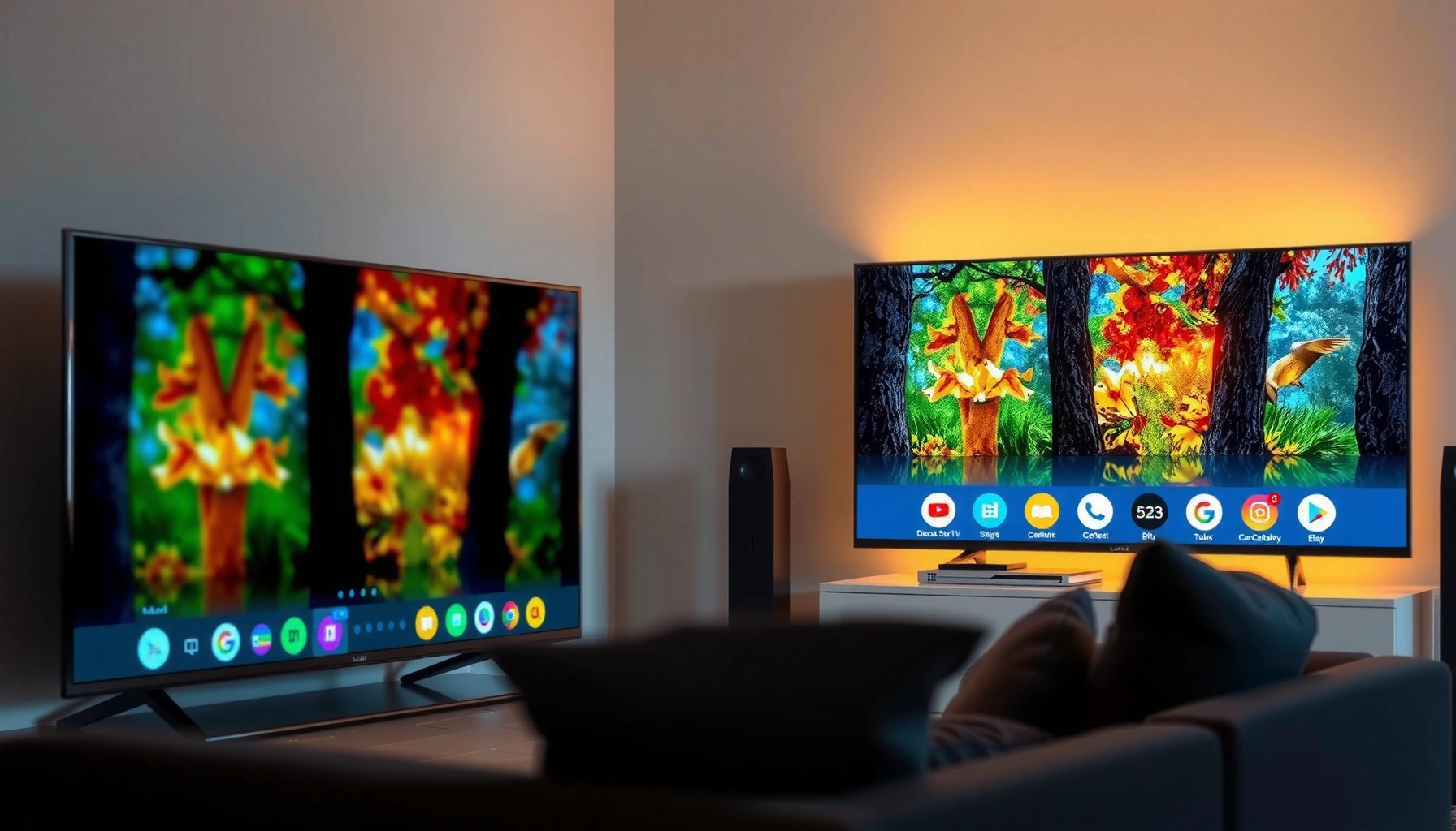 Comparison of cheap and expensive smart TVs highlighting key features and value.