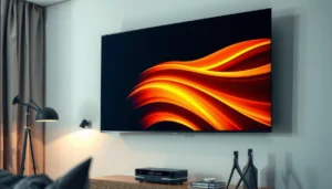 Comparison of cheap QLED and midrange QLED TVs in a side-by-side view.