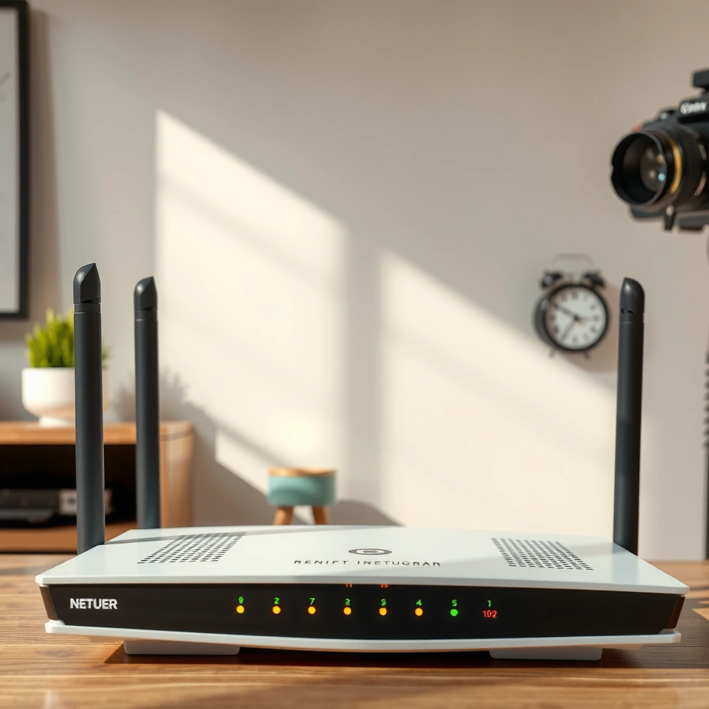 Illustration showing common sources of interference affecting router signal strength.