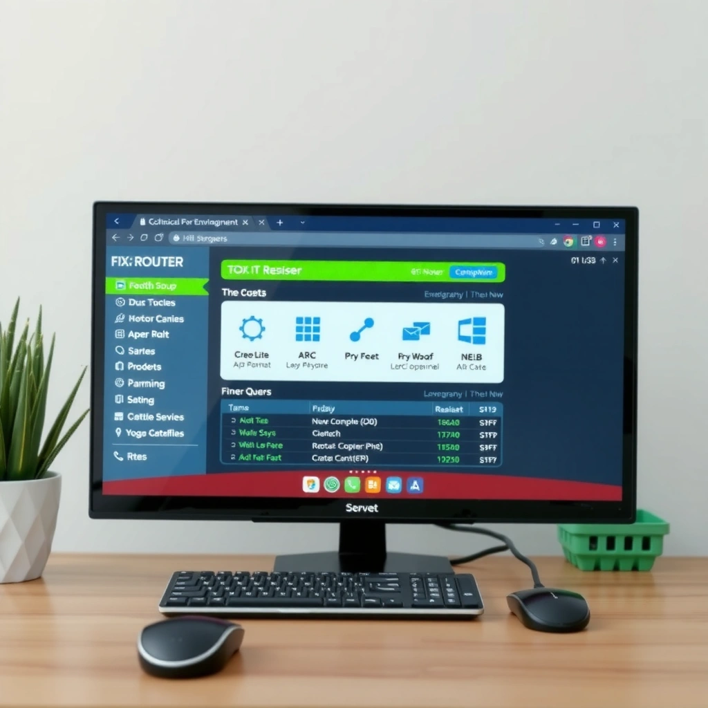 Image showing how to check network connection and router IP for troubleshooting admin page loading issues