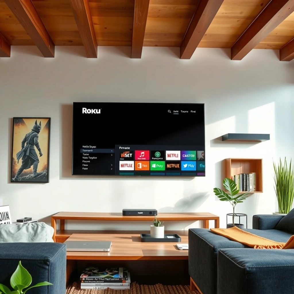 Illustration showing data collection practices of Roku and Fire TV streaming platforms