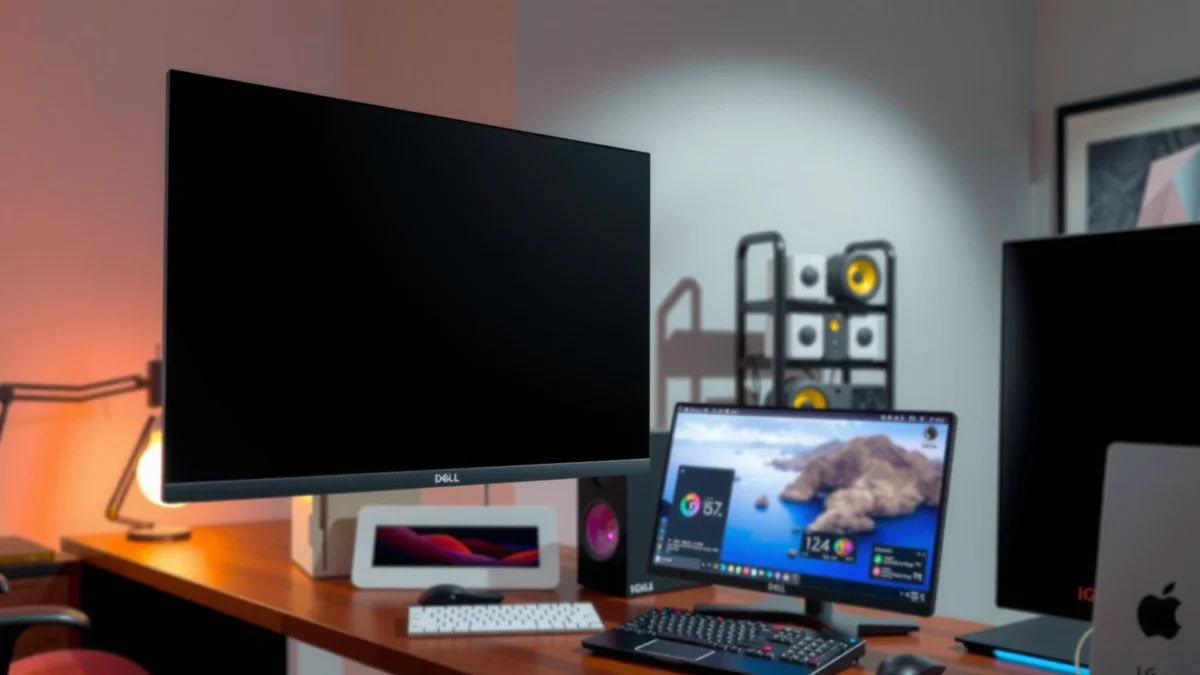 Comparison of Dell S2722QC and LG 27UP850 27-inch 4K USB-C monitors