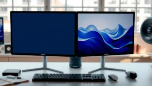 Comparison of Dell S2722QC and Samsung S80UA 4K IPS monitors