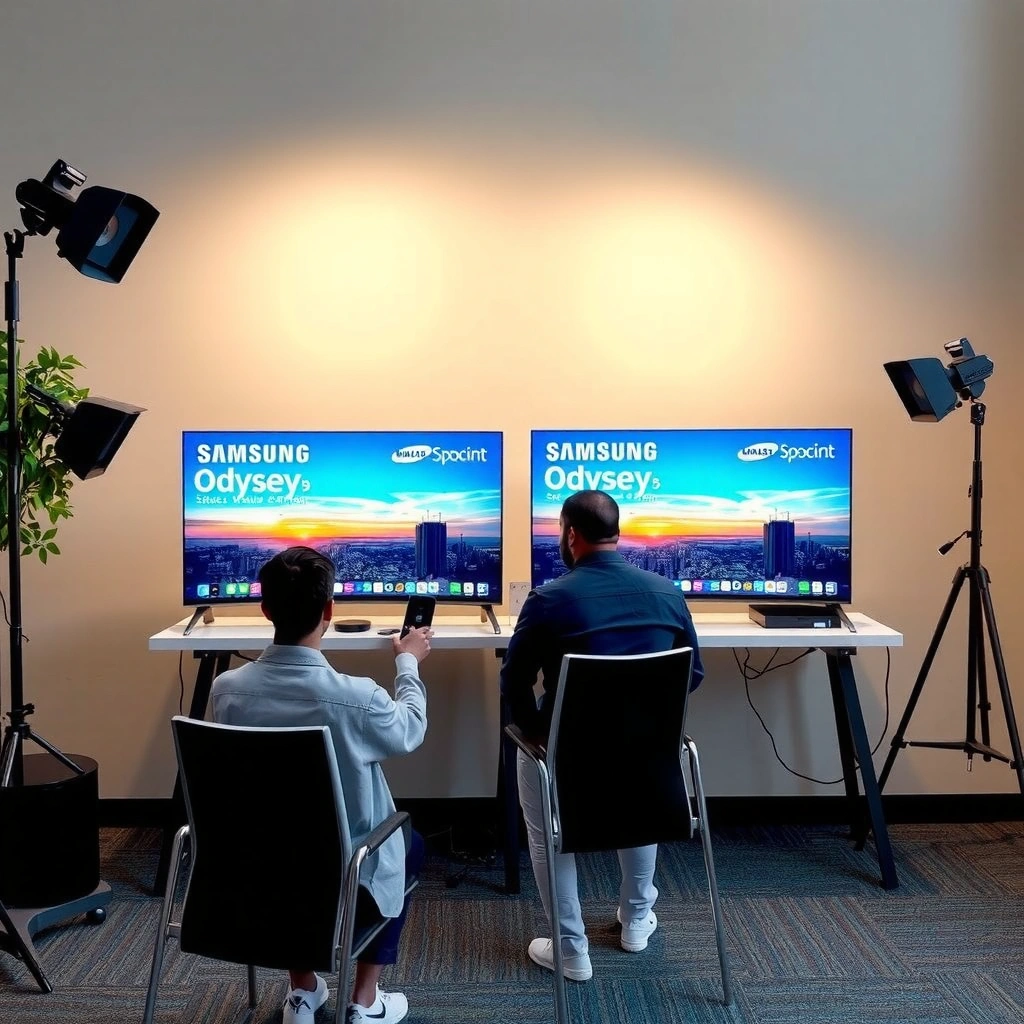 Quick specs comparison of Dell U4924DW and Samsung Odyssey OLED G9 monitors.