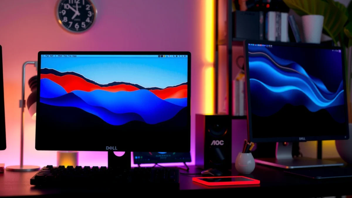 Comparison of Dell and AOC monitors for buyers considering their options.