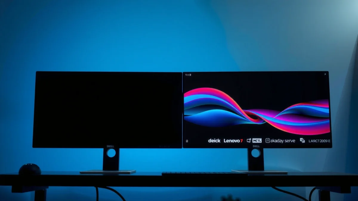 Comparison of Dell and Lenovo monitors for better display choice