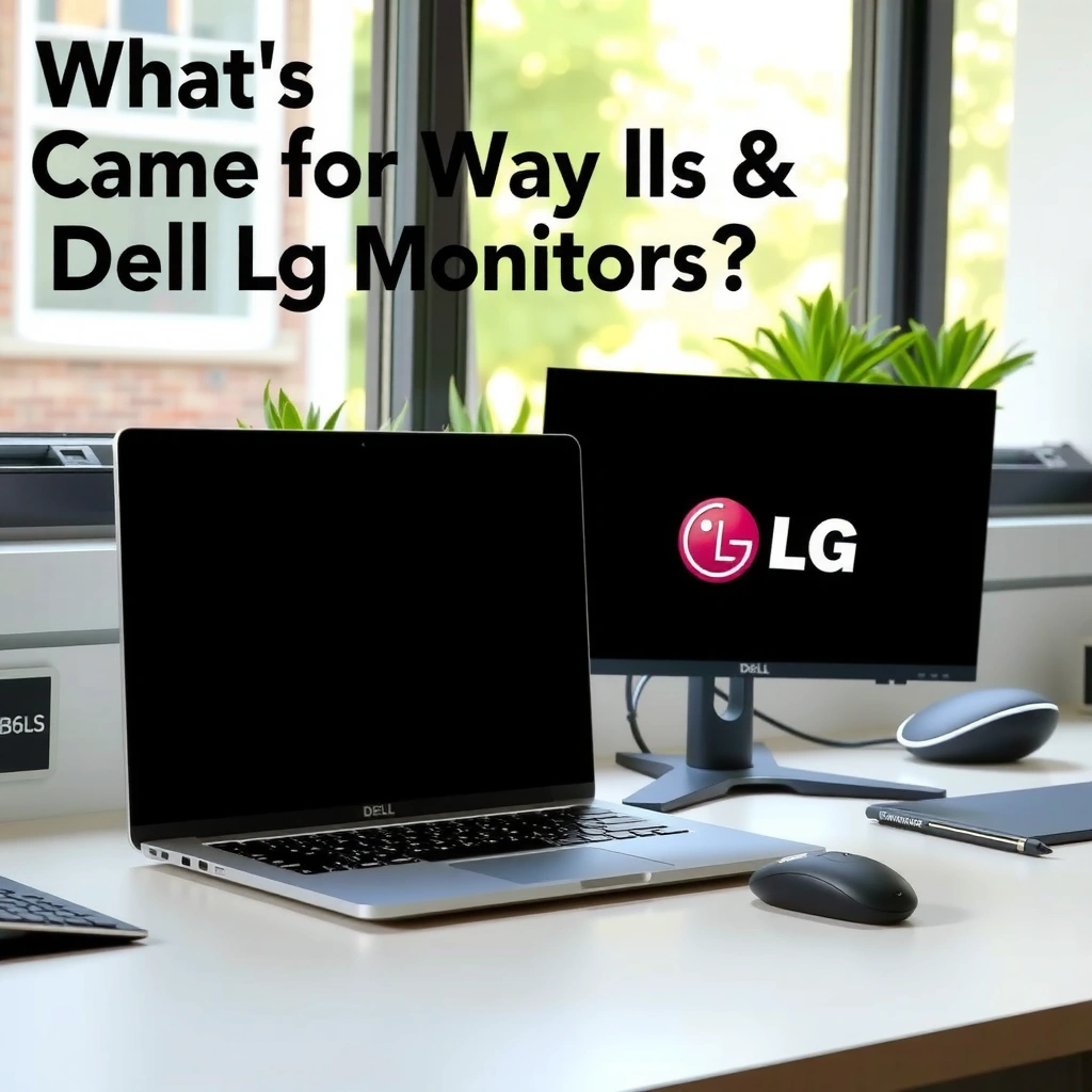 Comparison of picture quality and panel technology in Dell and LG monitors.