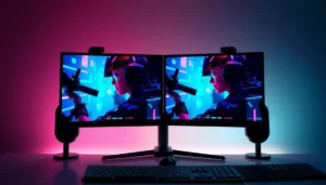 Comparison of Dolby Vision Gaming and HDR10 Gaming in a visual format.