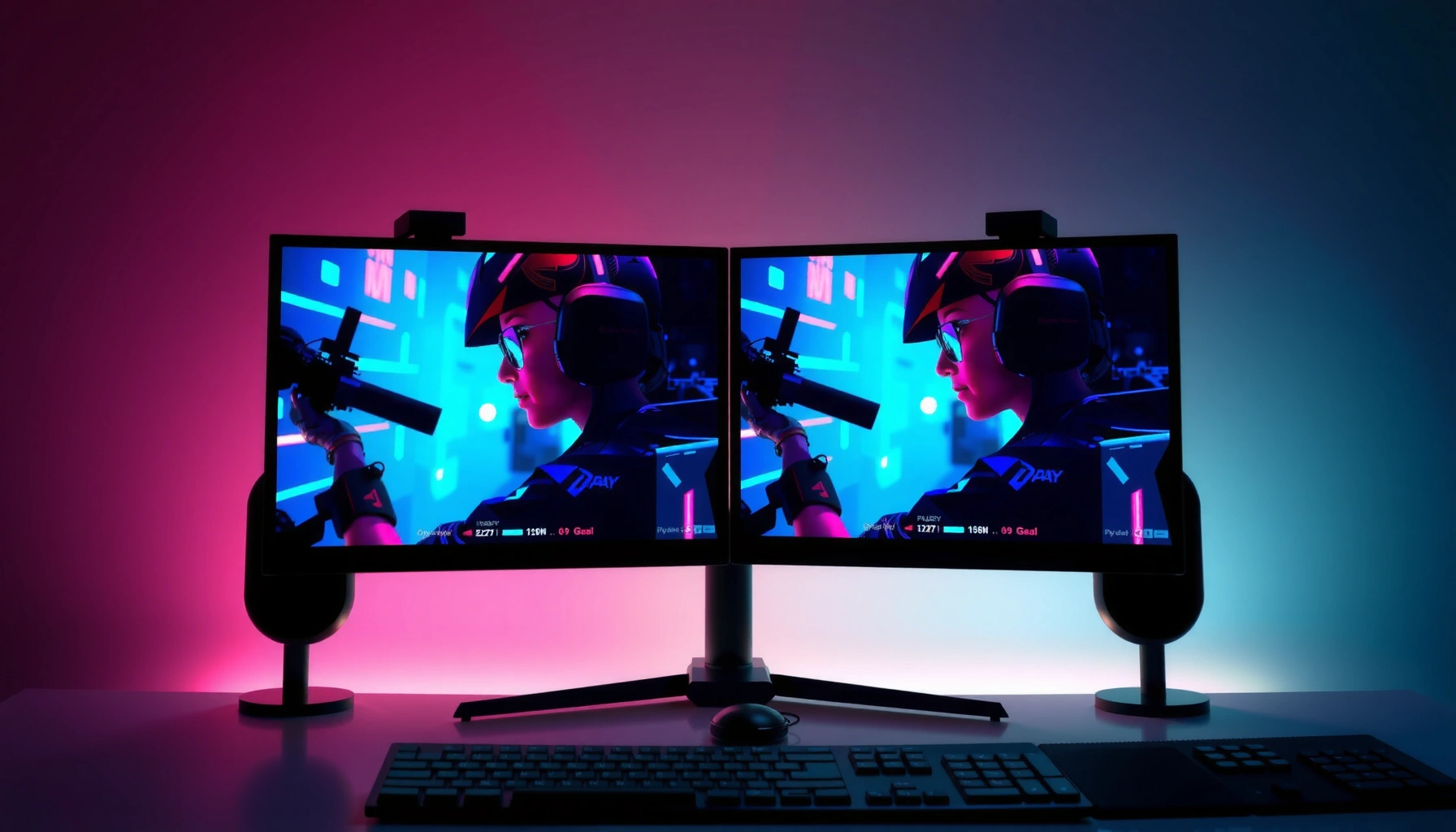 Comparison of Dolby Vision Gaming and HDR10 Gaming in a visual format.