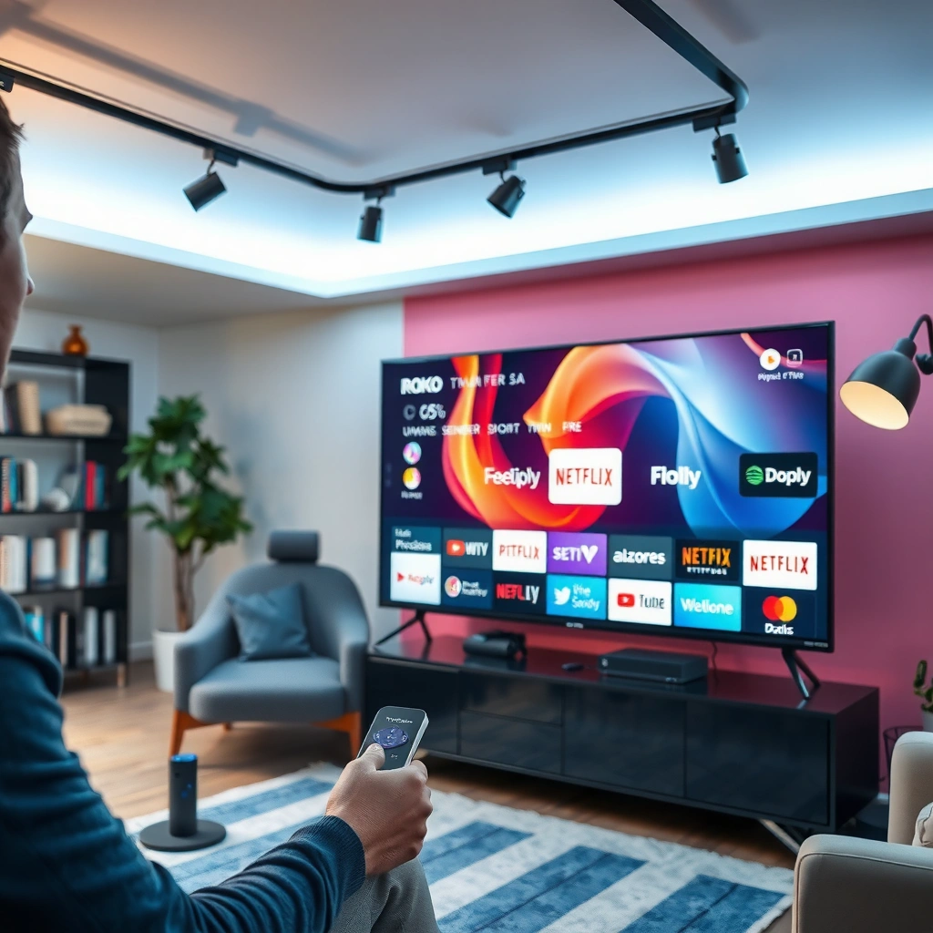 Image comparing Roku and Fire TV ease of use for seniors in streaming devices