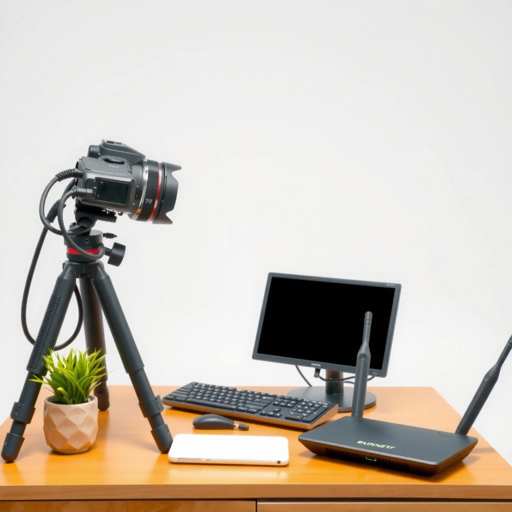Items needed before installing a mesh router including cables and power adapters.