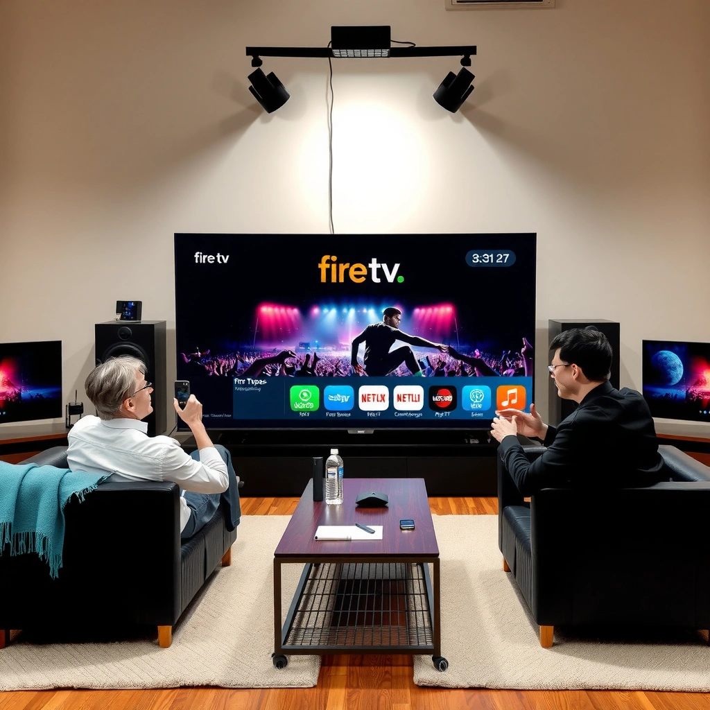 An overview of Amazon Fire TV showcasing its features and interface for comparison with tvOS.