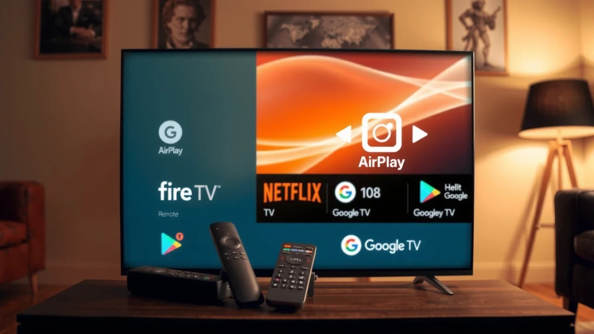 Comparison of Fire TV and Google TV AirPlay features and performance.