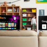 Comparison of Fire TV and Google TV for kids' entertainment options and features.