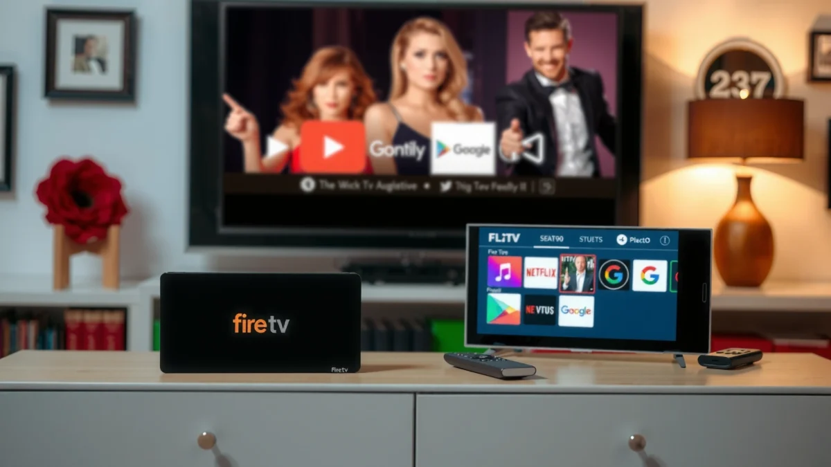 Comparison of Fire TV and Google TV updates highlighting new features and performance