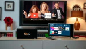 Comparison of Fire TV and Google TV updates highlighting new features and performance