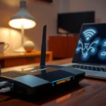 Image illustrating troubleshooting steps for fixing router internet connection problems.