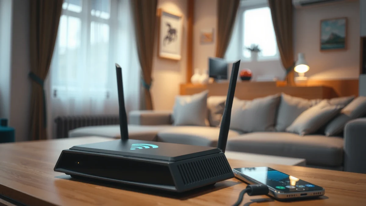 A person troubleshooting a router that keeps disconnecting, illustrating quick fixes for connectivity problems.
