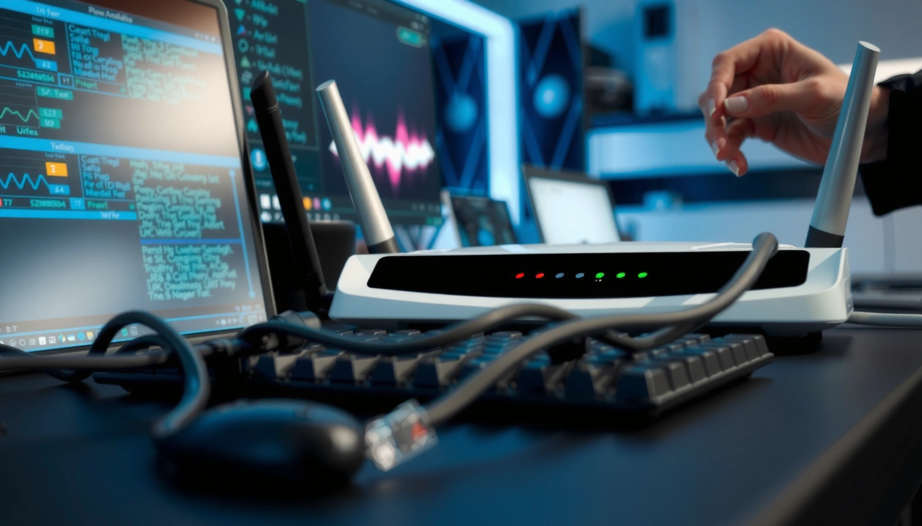 Step-by-step troubleshooting for fixing router jitter issues in home networks.