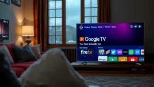 Comparison of Google TV and Fire TV interfaces highlighting key differences.
