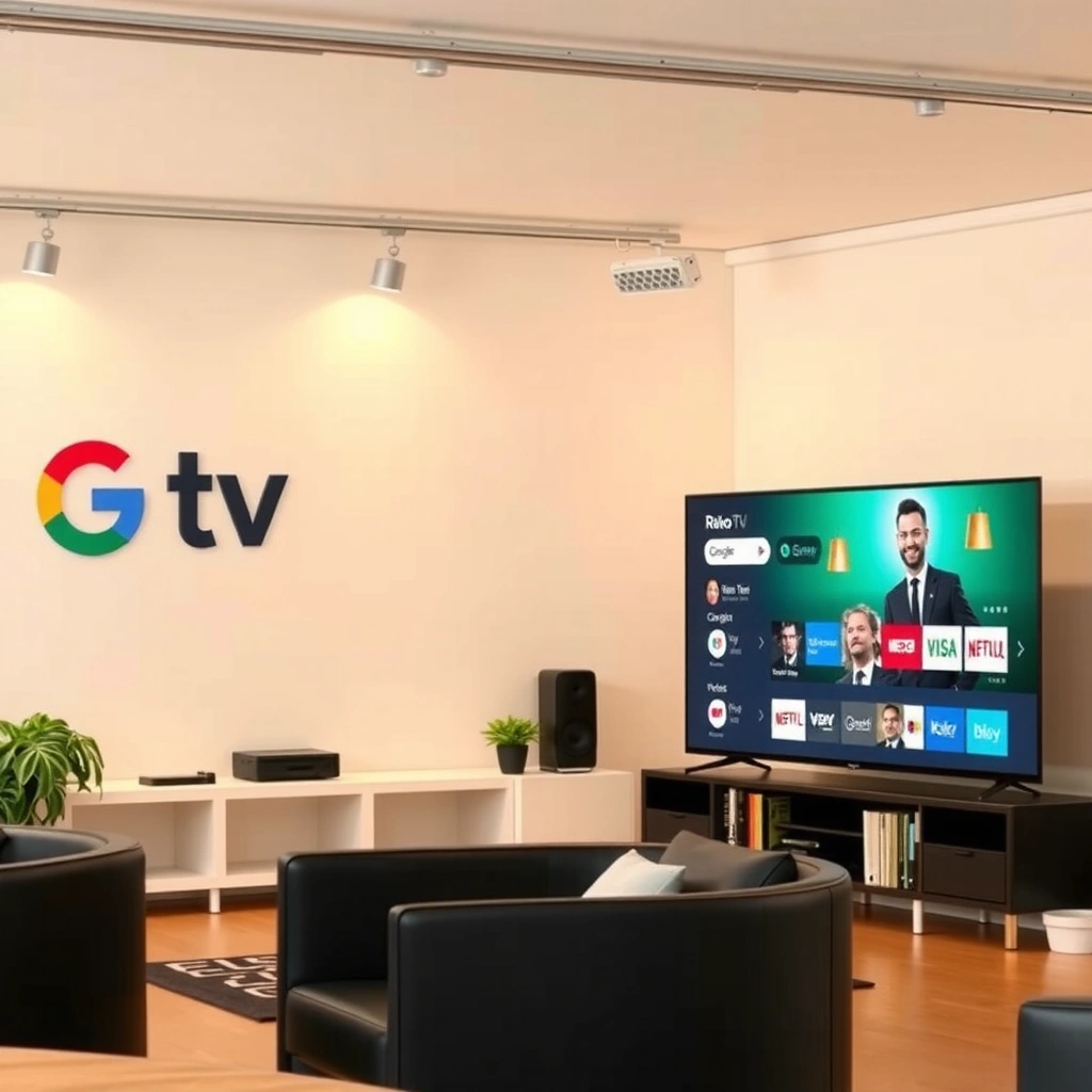 Comparison of Google TV and Roku TV interfaces showcasing user experience features.