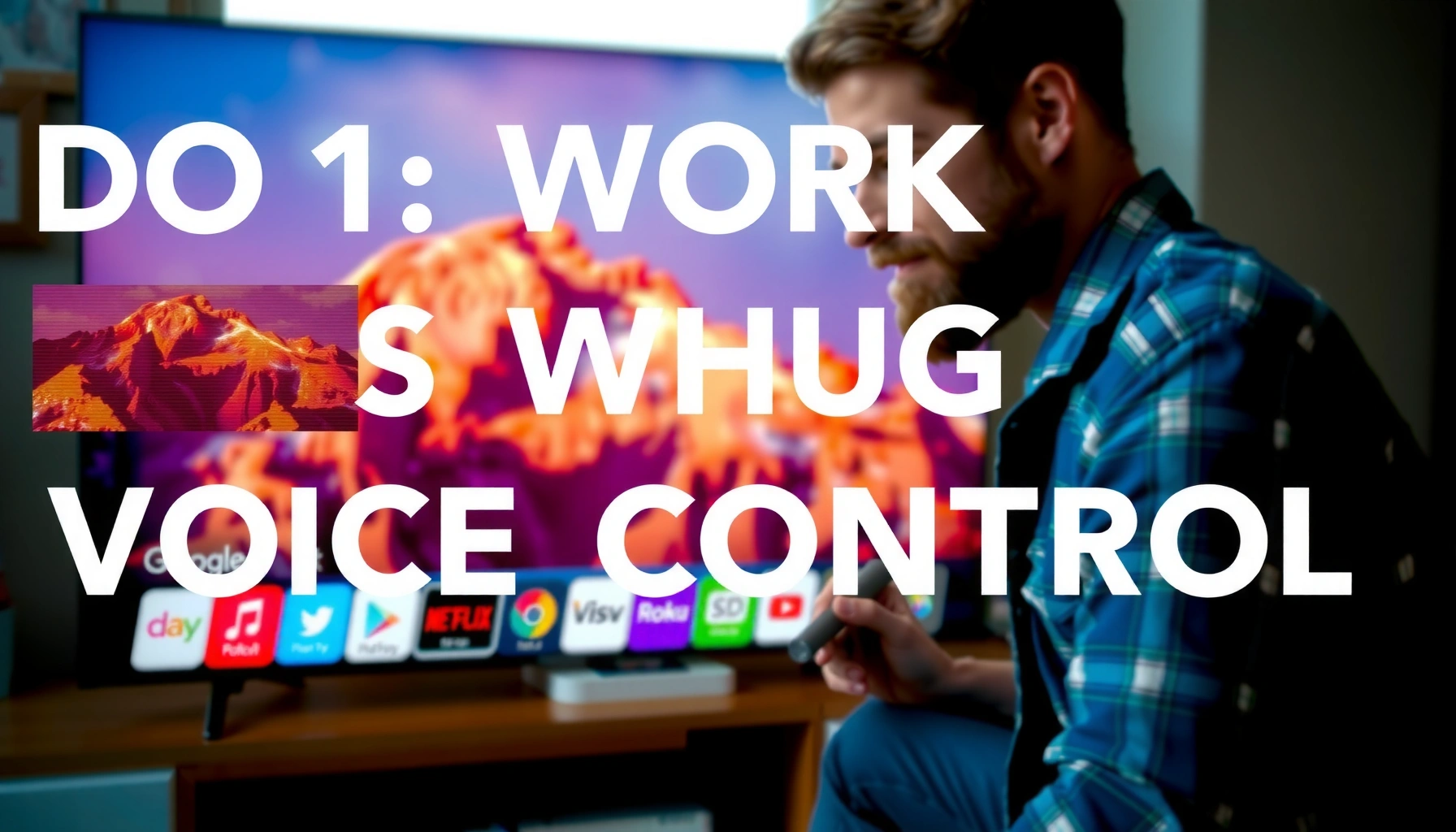 Comparison of Google TV and Roku voice control features in a tech review article.