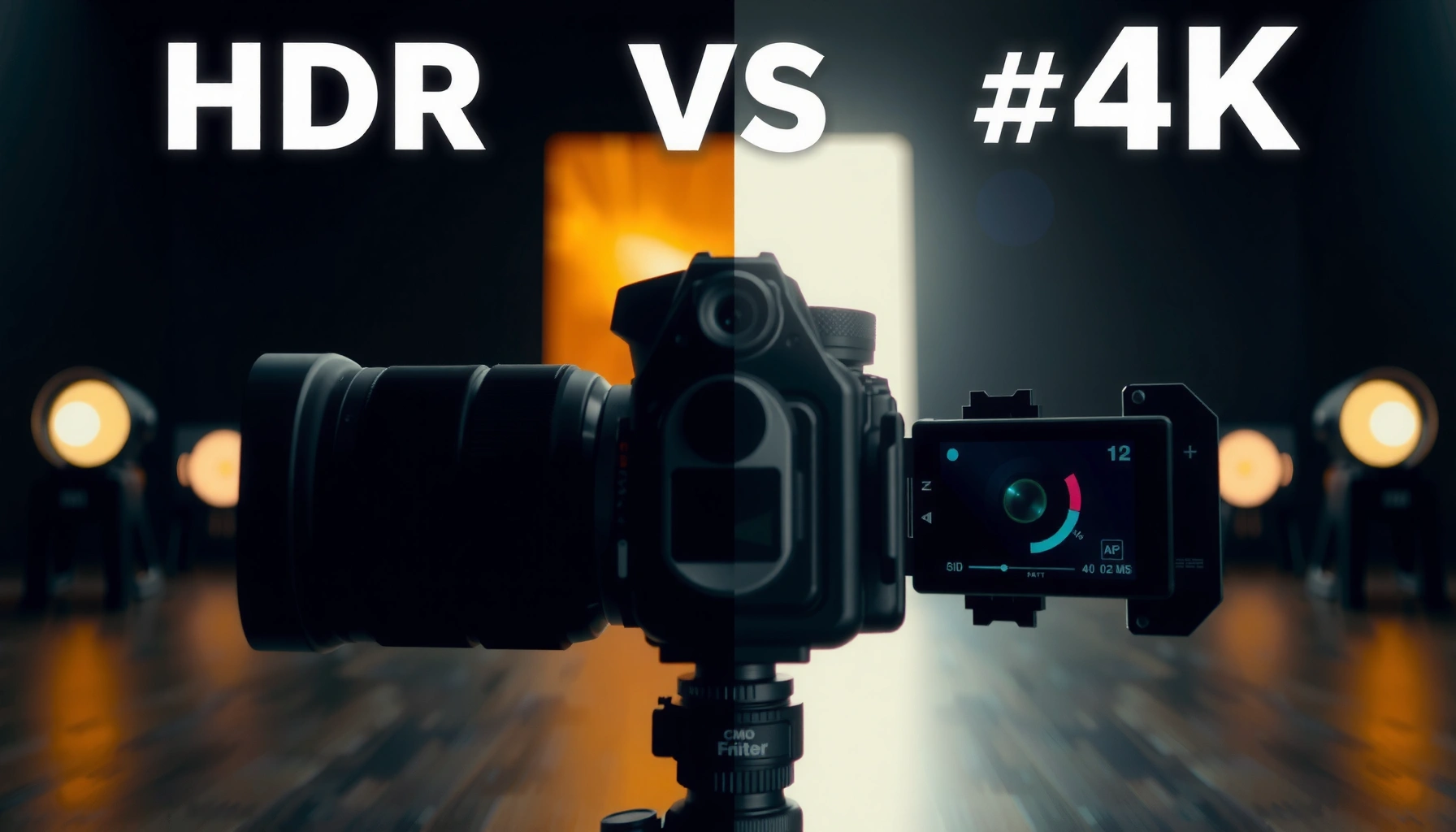 Visual comparison of HDR and 4K technologies for better viewing choices
